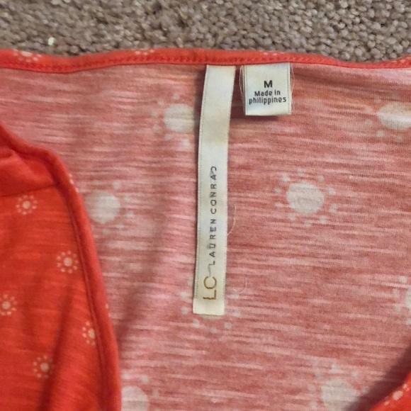 🌞 LC Lauren Conrad Cap Sleeve Top Size M 🌞 - Picture 6 of 6